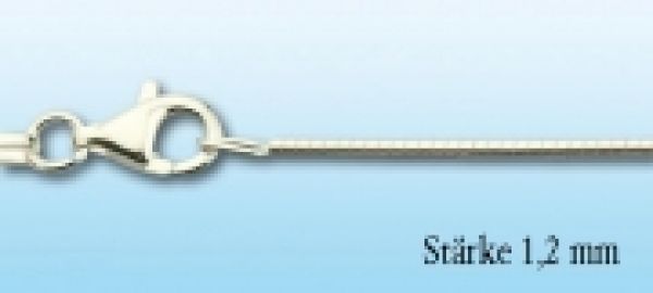 Omegareif Silber, 1,2mm stark