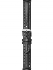 Uhrarmband Bio-Leder schwarz