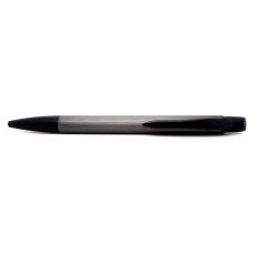 Kugelschreiber mit Gravurmöglichkeit, schwarz-grau